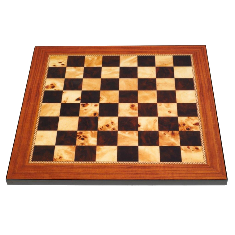 Dal Rossi 40cm Walnut Gloss Finish Chess Board (L7816DR)