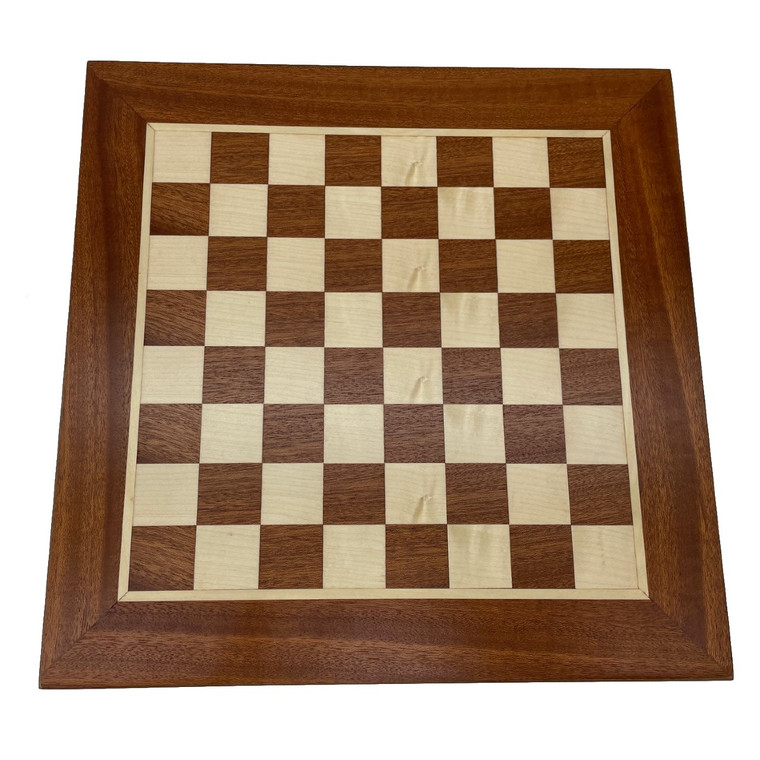 Manopoulos 30cm Chess Board Mahogany and Oak 