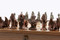 Dal Rossi Lord of the Rings Themed Pewter Chess Pieces (L2221DR) set on board (not included)