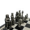 Dal Rossi Lord of the Rings Themed Pewter Chess Pieces (L2221DR) on board