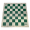 50cm Vinyl Roll-up Tournament Chess Board (BB001) green and beige flat