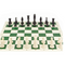 Box Tournament Chess Set 95mm Single Weighted Pieces with Roll up Board (BOX-B1P5) set