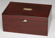 Dal Rossi Mahogany Storage Box for Chess Pieces (L2246DR)