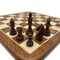 Rex Noir Elite 85mm Acacia / Boxwood Chess Pieces dark pieces