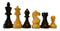 Rex Noir EXP-E-95 Ebony and Boxwood Chess Pieces 95mm