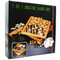 7 in 1 Walnut 33cm Board Game Set (L2052) box set