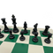 Tournament Chess Set 95mm Single Weighted Pieces with Roll up Board (PP953&BB001) dark