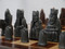 Berkeley Chess Isle of Lewis Metal Finish Chessmen pieces (BC4001) light