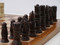 Berkeley Chess Victorian (Brown) Chessmen pieces (BC2003) brown rear