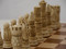 Berkeley Chess Victorian (Brown) Chessmen pieces (BC2003) white rear