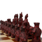 Berkeley Chess Mandarin (Red) Chessmen pieces (BC3005) red pieces