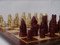 Berkeley Chess Isle of Lewis (Red) Chessmen pieces (BC3001) side view