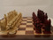 Berkeley Chess Elizabethan (Red) Chessmen pieces (BC3010) all with board