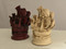 Berkeley Chess Elizabethan (Red) Chessmen pieces (BC3010) sails