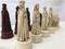 Berkeley Chess Elizabethan (Red) Chessmen pieces (BC3010) female white