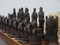 Berkeley Chess Elizabethan (Brown) Chessmen pieces (BC2010) dark