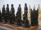 Berkeley Chess Elizabethan (Brown) Chessmen pieces (BC2010) both 2
