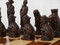 Berkeley Chess Mandarin (Brown) Chessmen pieces (BC2005) brown