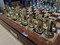 Dal Rossi Golden/Silver Finish Chess Pieces Only (L32221DR) - Pieces Only (board not included). full set shown.