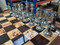 Dal Rossi Golden/Silver Finish Chess Pieces Only (L32221DR) - Pieces Only (board not included) Silver on board shown. 