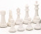 Dal Rossi 105mm White/Black Colour Chess Pieces ONLY (L3222DR). White Pieces