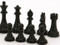 Dal Rossi Chess Set Carbon Fibre 50cm Board & 105mm White/Black Colour Pieces (L2266DR & L3222DR). Black Pieces