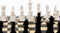 Dal Rossi Chess Set, 50cm Black/Erable  Board & 105mm White/Black Pieces. Closeup