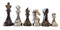 Dal Rossi 105mm Silver / Titanium Colour Chess Pieces (L3224DR) 