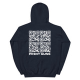 3D Arms QR Code Unisex Hoodie