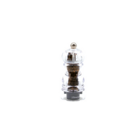 ACRYLIC PEPPER MILL 12 CM ROUND-W8410