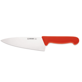 Kitchen knife red handle, 16 cm-W8455-16-r