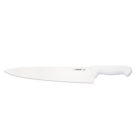 Kitchen knife white handle, 31 cm-W8455-31-w