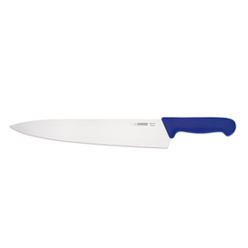 Kitchen knife blue handle, 31 cm-W8455-31-b