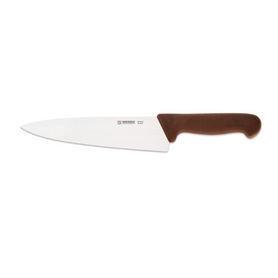 Kitchen knife brown handle, 20 cm-W8455-20-br