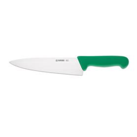 Kitchen knife wide blade green, 20 cm-W8455-20-gr