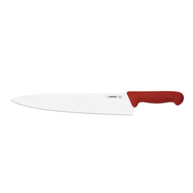 Kitchen knife red handle, 31 cm-W8455-31-r
