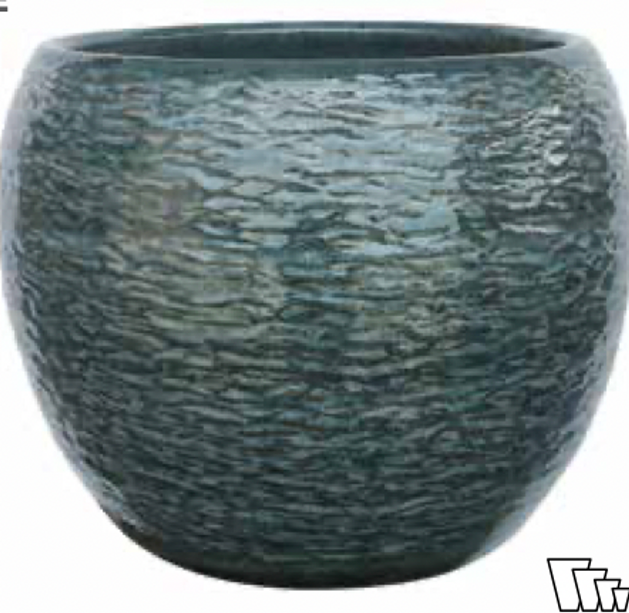 Caspian Planter  - Teal