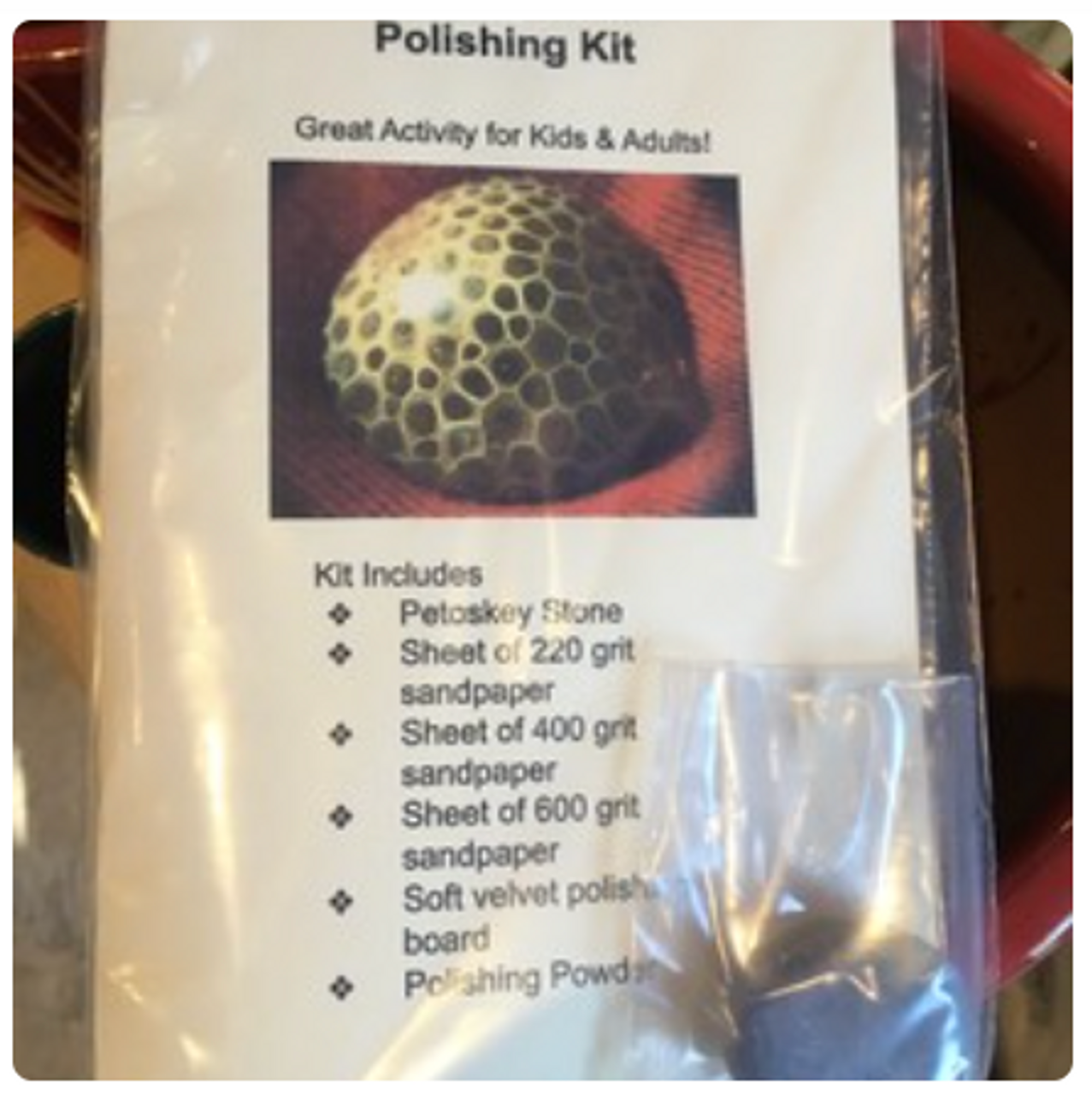 Petoskey Stone Polishing Kit