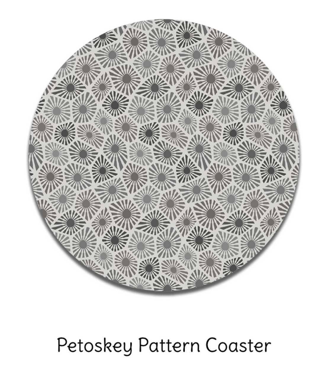 Petoskey Stone Patterned Coasters