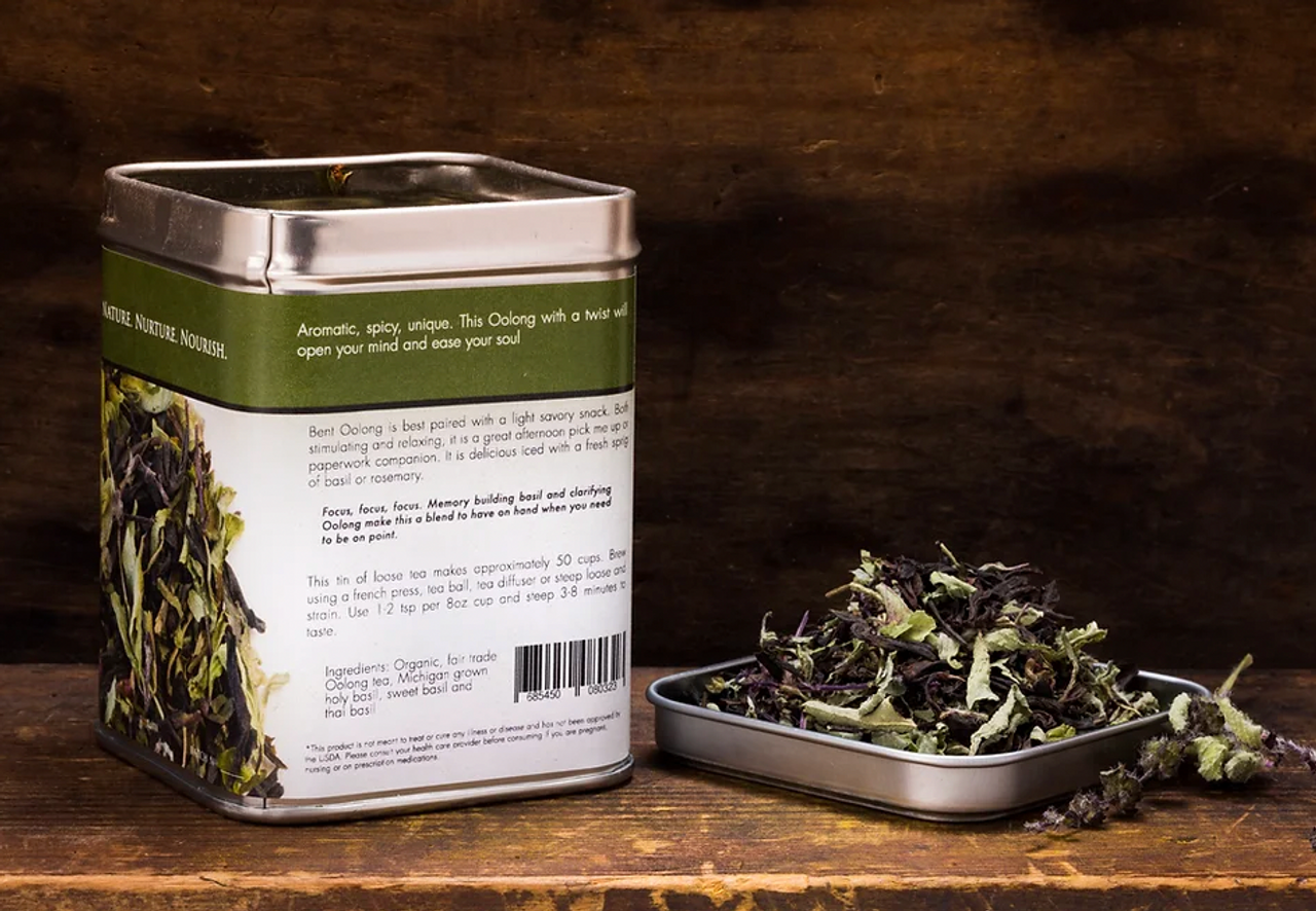 Bent Oolong Loose Leaf Tea Tin