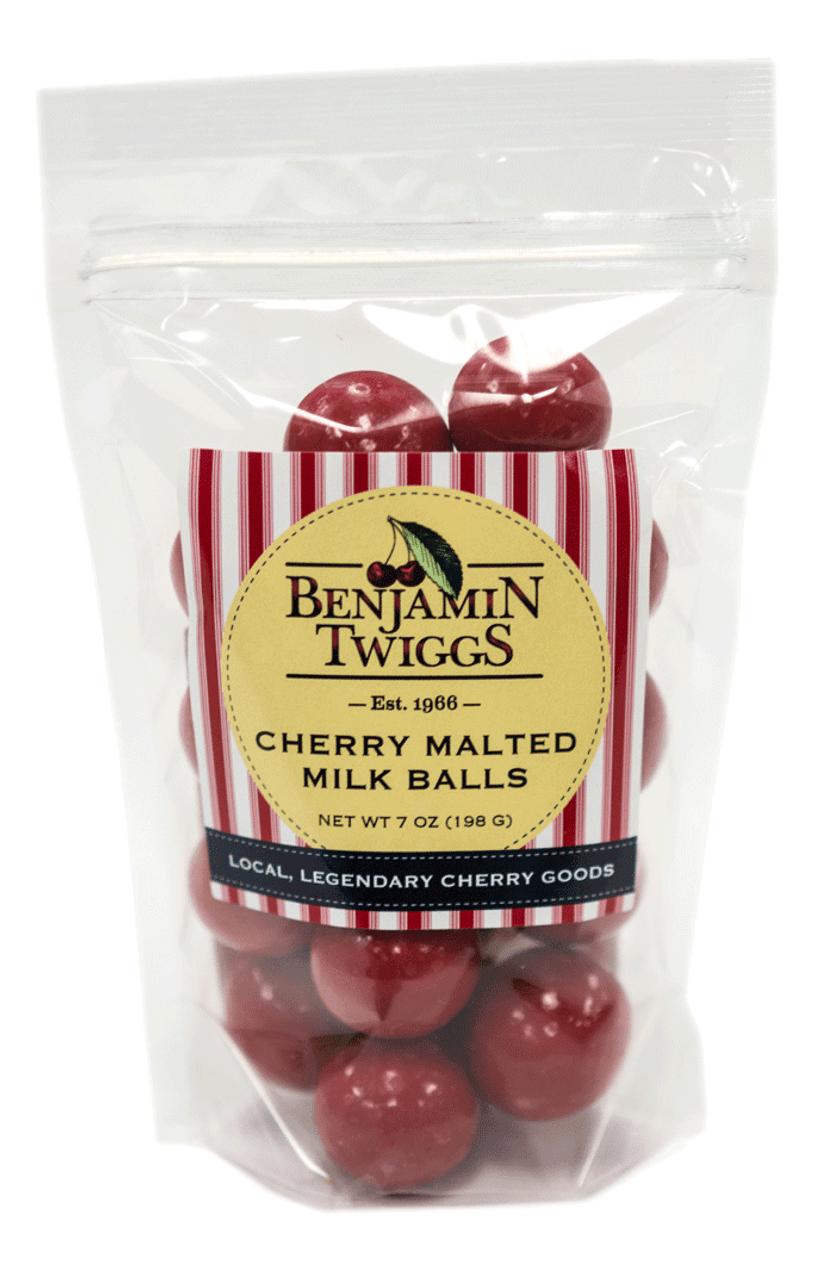 Cherry Malted Milk Balls