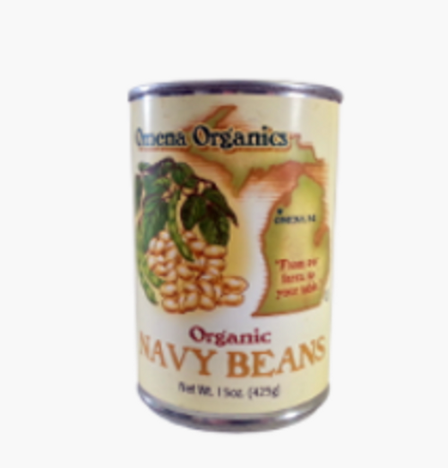 Navy Beans Organic 15oz can