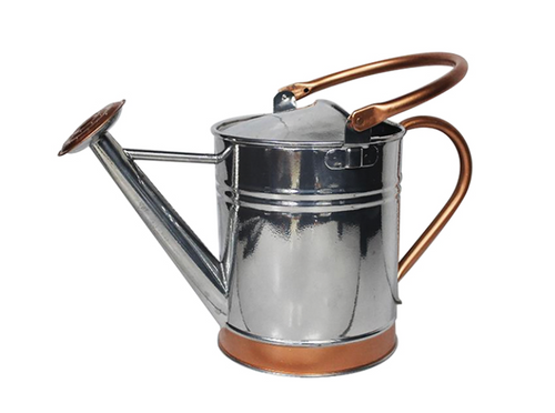 1 gal. Metal Watering Can with Copper