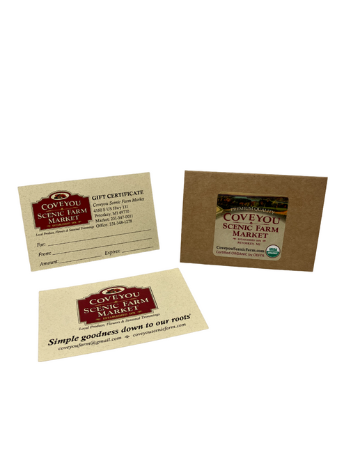 Farm Gift Cards $25