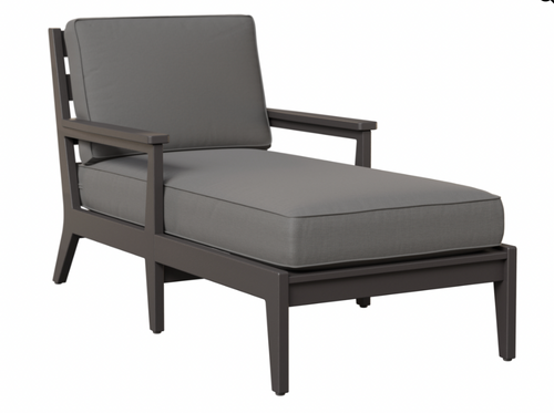 Shown in Smoke Grey Standard Color with Cast Slate Cushion Shown in Smoke Grey Standard Color with Cast Slate Cushion
