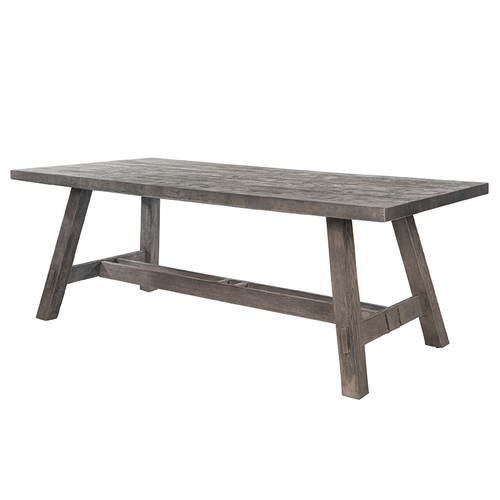 Timber Rectangular Dining Table with 4-Post Base