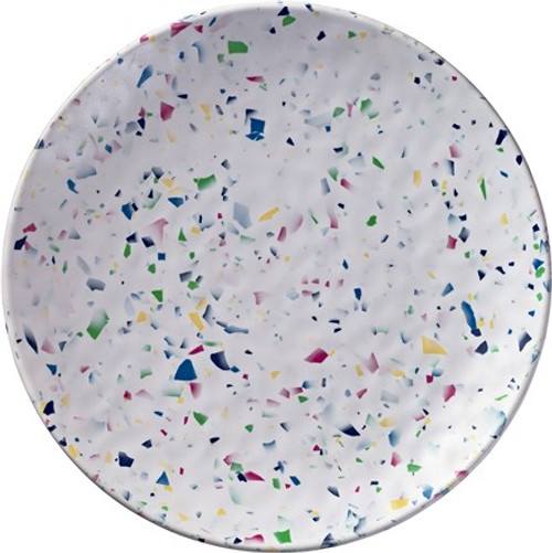 Rainbow Terrazzo Dinner Plate