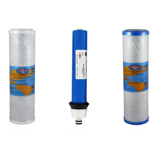 Rainsoft 21179 Compatible Reverse Osmosis Filter Replacement Kit with RO Membrane and Carbon Filters for Rain-Soft YSM-RS21179