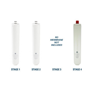 1-Year Filter Replacement Kit for CUNO/Water Factory SQC4 Reverse Osmosis System RO Membrane Sold Separately YS-CUNSQC4