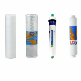 1-Year Replacement Filter Kit with Membrane for PuROLine PL40T50 Reverse Osmosis System YSM-PL40T50
